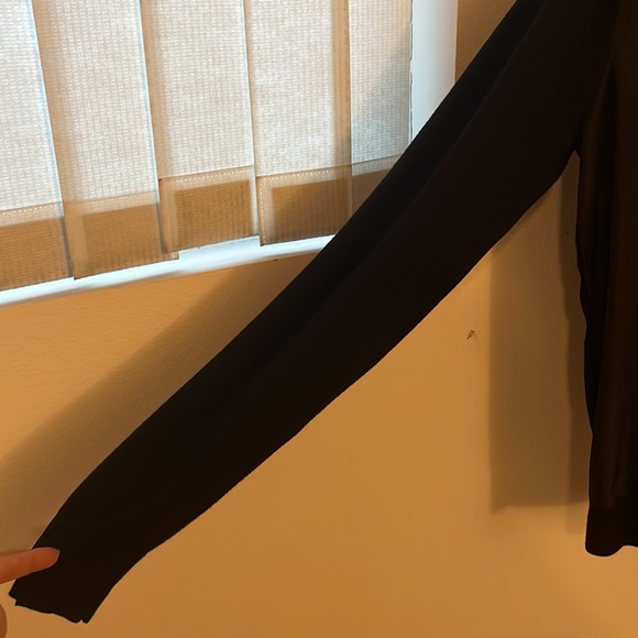 Zara Man Lightweight Bomber Style Nylon Zipper Black Jacket Size US Large - Picture 6 of 8